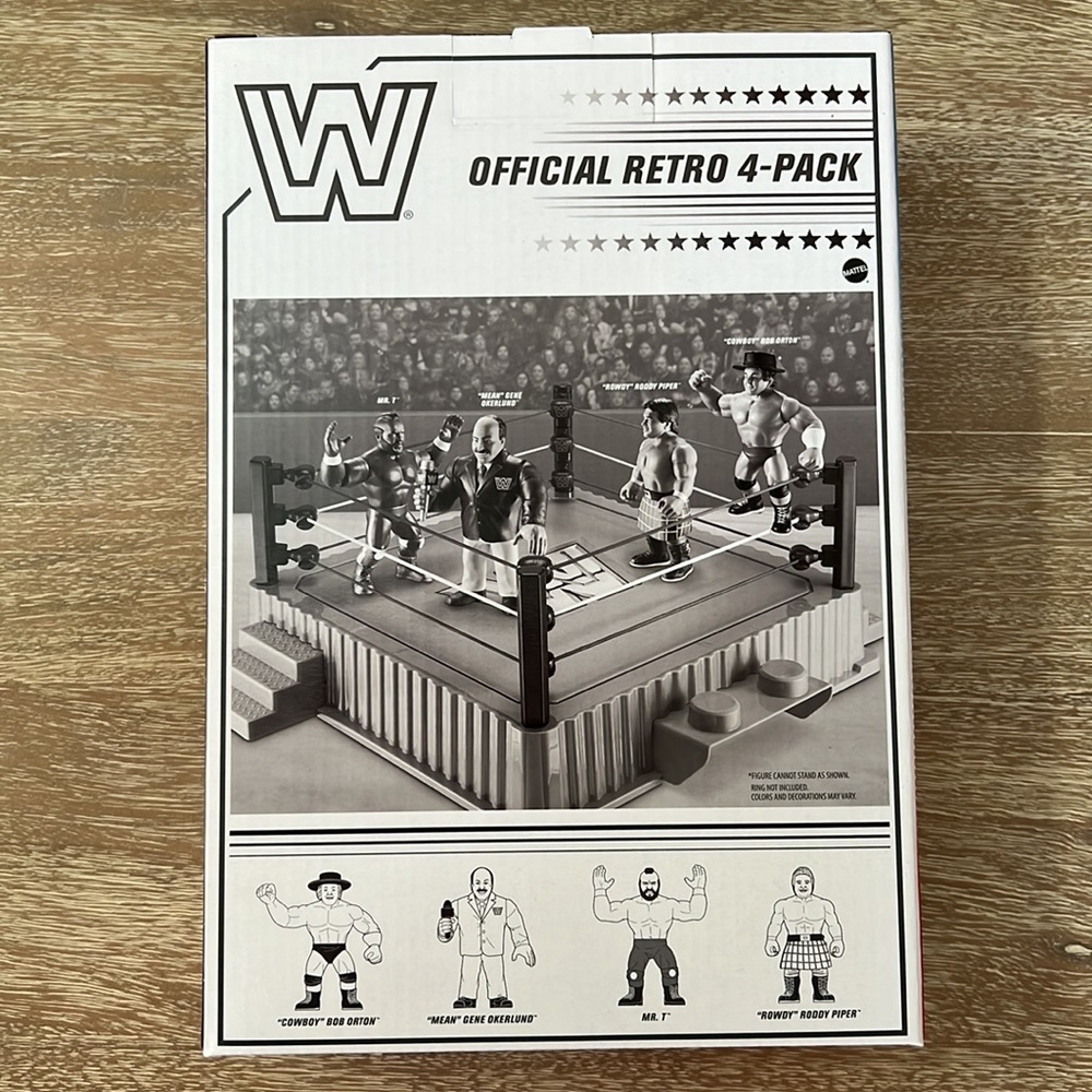 Mattel Creations WWE WWF Retro Figures Set Wave 1 Wrestlers 4 pack New Wrestling - Picture 2 of 3